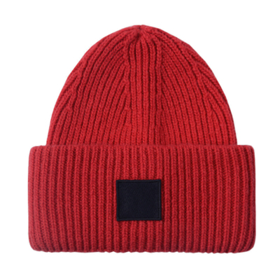 新色羊毛方块笑脸情侣加厚冷帽