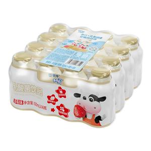 9月产 蒙牛乳酸菌饮品未来星草莓味酸奶饮料早餐奶16瓶特价旗舰店
