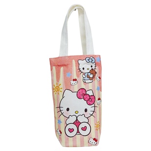 杯套保护套帆布手提收纳 创意水杯卡通可爱保温杯 个性便携帆布袋