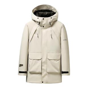 雪中飞2026春新款男女同款户外派克羽绒服保暖运动机能风连帽