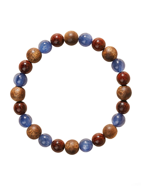 山川心语巴西串珠蓝晶石手串