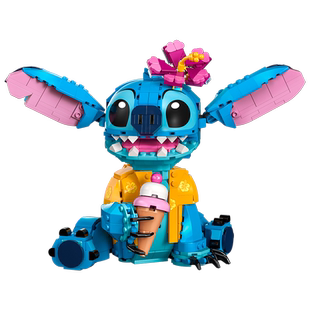 【38礼物】乐高官方旗舰店正品43249迪士尼史迪奇史迪仔积木玩具