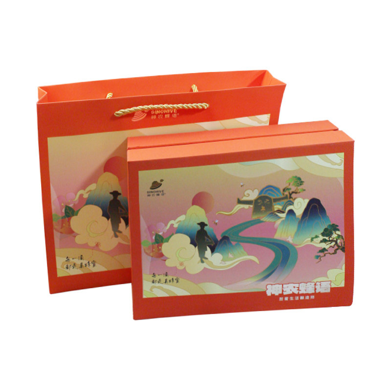 神农蜂语蜂巢蜜礼盒湖北蜂窝蜜块