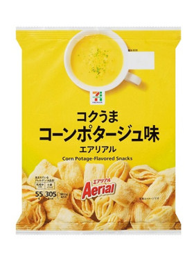 日本进口空心仙贝海苔卷玉米脆