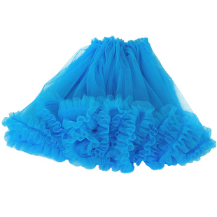 30CM宽网纱工字褶立体花蕾丝花边 裙子摆洛丽塔芭比手工布料黑色