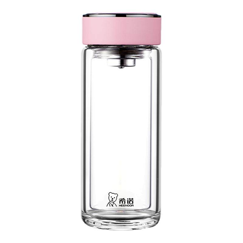 希诺玻璃杯女高颜值泡花茶水杯