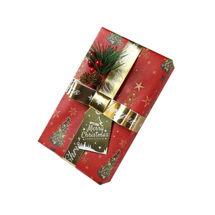 圣诞节超大尺寸手工包装纸送礼品礼盒平安夜复古风生日礼物纸儿童幼儿园新年卡通鞋盒相框学生作业纸交换包邮