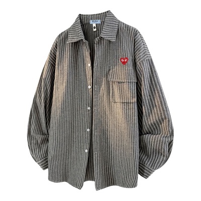 PLAYHEITY男女款休闲长袖衬衫