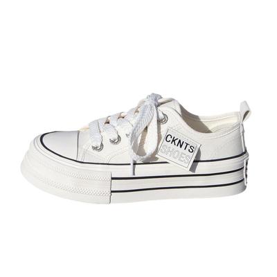 韩森巧厚底韩版帆布鞋女