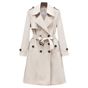 风衣女款2026新款外套女韩系开春爆款大衣翻领超火春装女士高个子