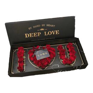 心语心愿花盒带花泥防水槽长方形硬纸盒鲜花包装材料礼盒花艺盒子