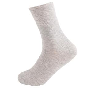 5双装松口袜男士春秋纯棉中老年人宽松舒适不勒脚加大加肥棉袜子