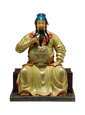 铜师傅《关公戎装将军像》