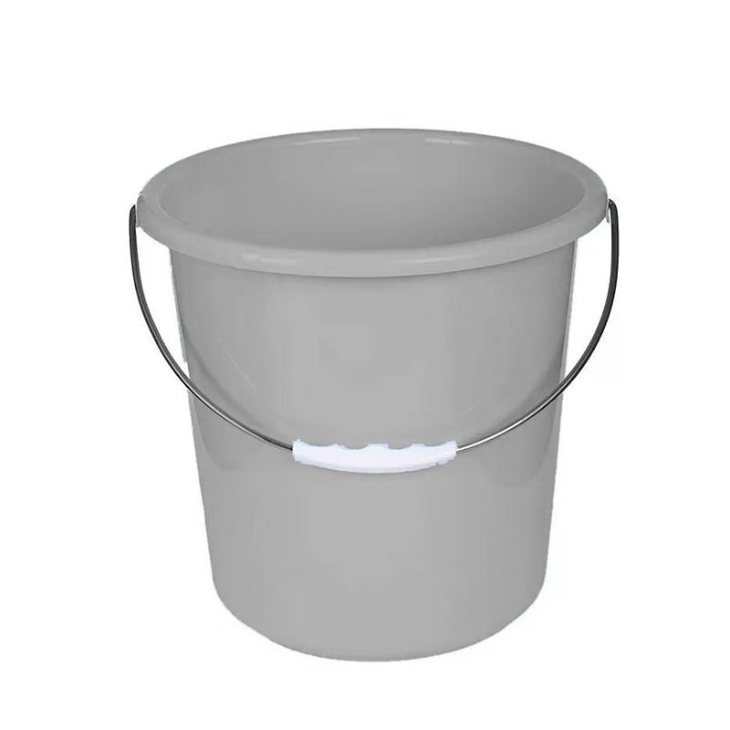 灰色塑料桶储水用手提装水桶加厚洗衣桶清洁桶圆桶家居洗车桶