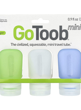 Humangear,GoToob® Mini, 3 Count, 0.9 fl oz (27 ml) Each