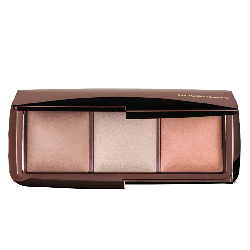 【38焕新周】HOURGLASS柔光亮采高光修容盘综合盘面中提亮多用