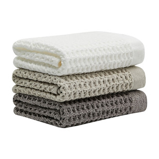 CallaAngel进口埃及棉Giza86华夫格毛巾面巾柔软透气纯棉薄款速干