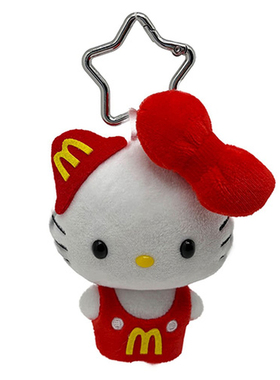 夏日人鱼kitty包包毛绒挂件礼物