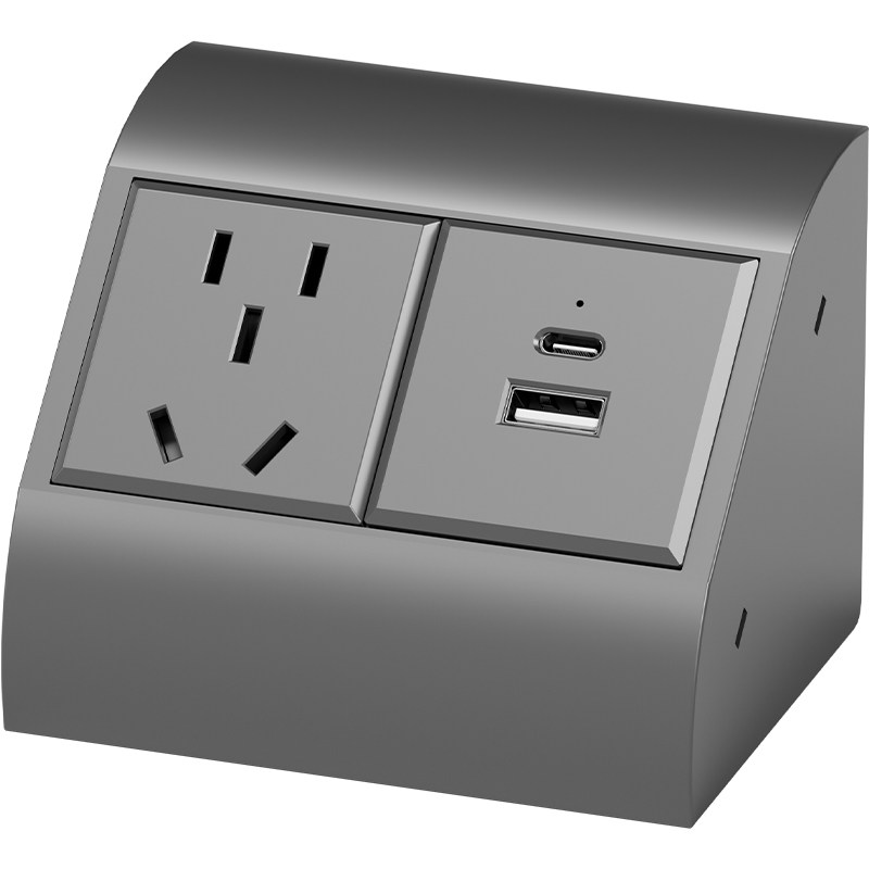 浴室镜柜多功能转角插座五孔USB