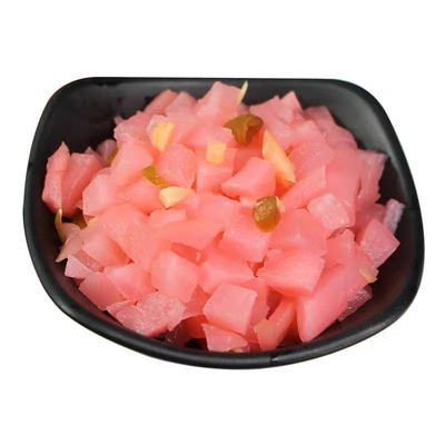 商用跳水萝卜酸萝卜泡菜苕皮豆干烧烤糯米饭团颗粒丁配菜整箱酸甜