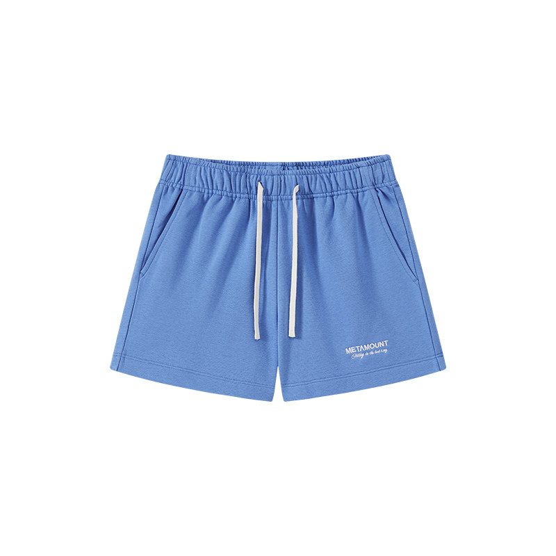 又见高山MetaMount 休闲宽松刺绣logo短裤卫裤女显瘦26秋季新品