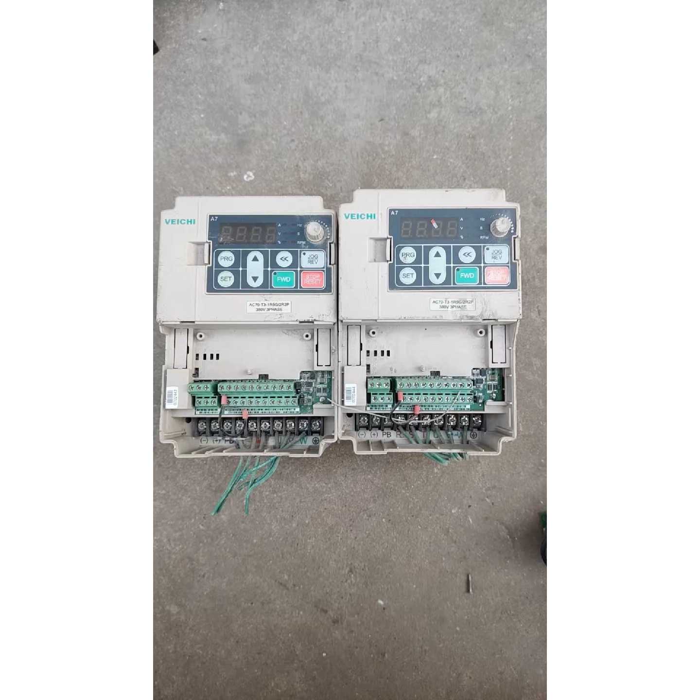 议价伟创变频器型号AC70T31R5G2R2P实物拍维修图片