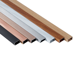 明装铝合金方形明线线槽墙面走线免钉隐形装饰网线电线收纳美化槽