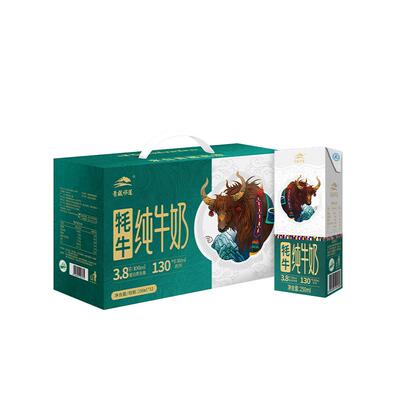 青藏祁莲纯牛奶含80%生牦牛乳