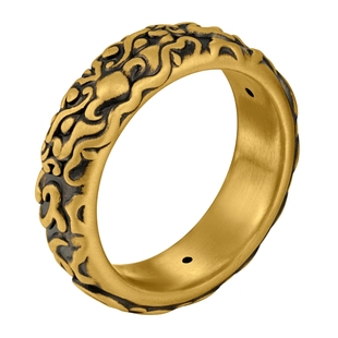 MONOLOGUE独白北纬三十度复古黄金神兽饕餮戒指MR1960新年礼物