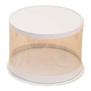 透明蛋糕盒6/8/10/12寸双三层加高圆形蛋糕烘焙包装盒子厂家直销