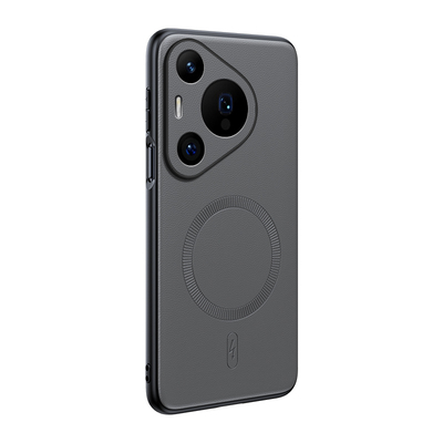 适用华为Pura70系列磁吸皮质壳