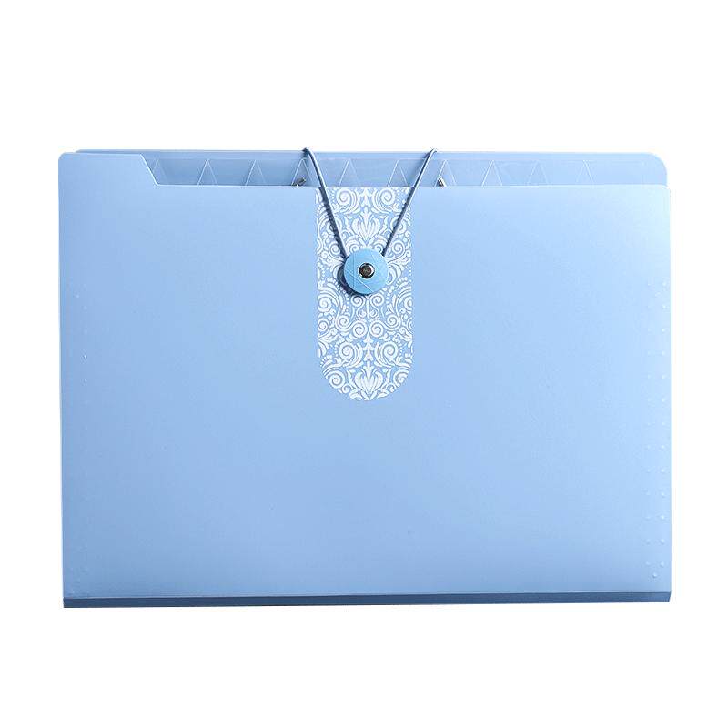 a4文件袋多层小学生专用透明插页试卷收纳袋整理神器初中高中生书夹子分类卷子夹资料册风琴包大容量定制logo