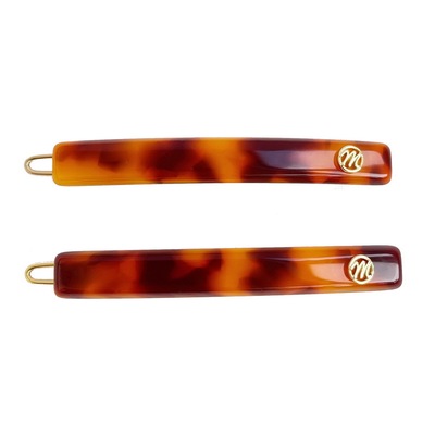 经典出口丹麦醋酸玳瑁刘海侧边夹