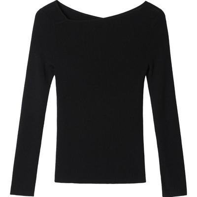 不易变形舒适软糯针织衫上衣