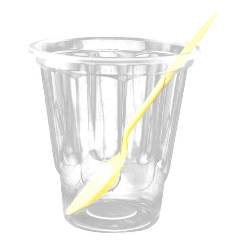 一次性塑料杯250ML布丁杯透明双皮奶杯试吃杯子酸奶塑杯包邮100套