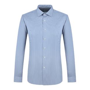 【易打理】LAMPO/蓝豹新品男士长袖衬衫亲肤条纹易打理商务衬衣