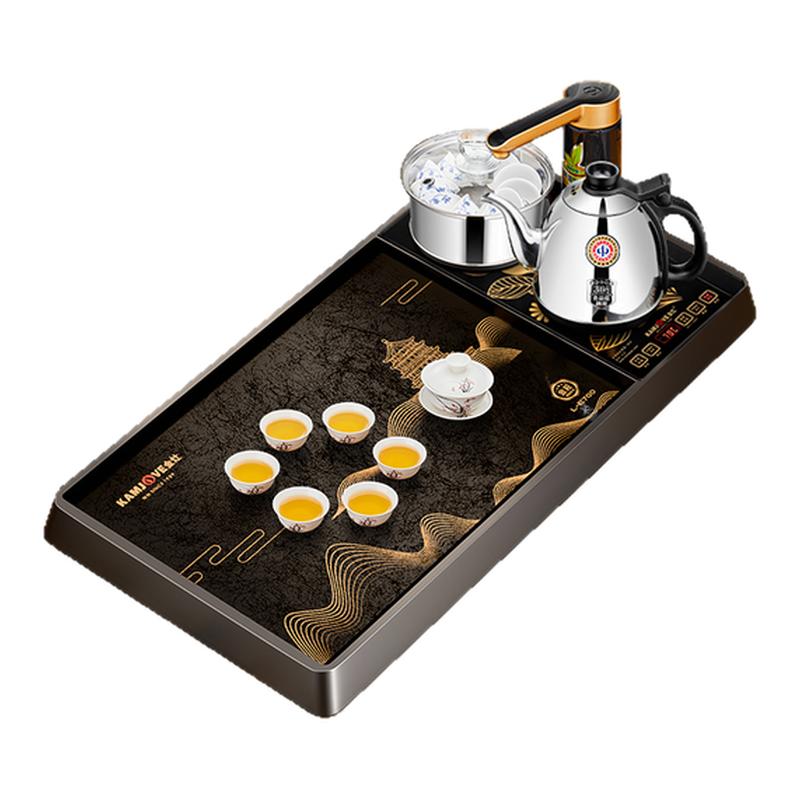 金灶玻璃茶盘家用整套茶具套装