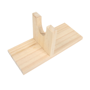 加厚防烫热熔枪实木支架 工具配件通用支架 热熔头固定支架