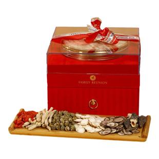 西洋参礼盒西洋参片鹿茸红参石斛组合送礼滋补品父母送长辈补品