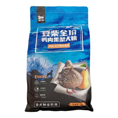 糯米家豆柴全价犬用狗粮泪痕无谷鸭肉梨犬粮1.5kg小中大型通用
