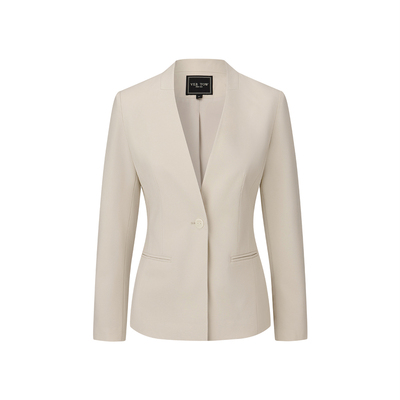 VERTOW无领西装外套长袖高级感