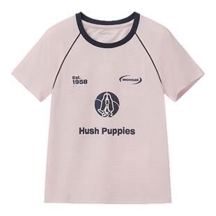 暇步士童装儿童短袖T恤夏季新款男童休闲圆领衫女童速干半袖t