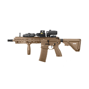 司马HK416 A5火控版电动回膛空挂军典M4冲锋玩具枪wargame发射器