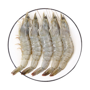 新疆海鲜青虾30-40盐田大虾鲜活冷冻1.5kg冰鲜虾
