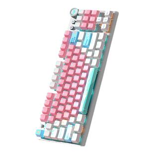 狼蛛F3001/F3009无线三模机械键盘87电脑笔记本办公电竞游戏键盘