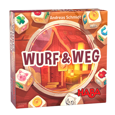 haba德国进口益智幸运桌面游戏