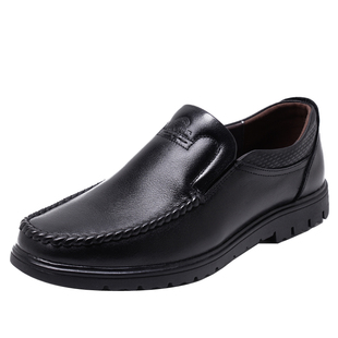 秋冬季男士商务休闲皮鞋35英伦36真皮37小码45加绒46特大码47男鞋