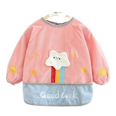 灯芯绒防水防脏吃饭围兜罩衣护衣