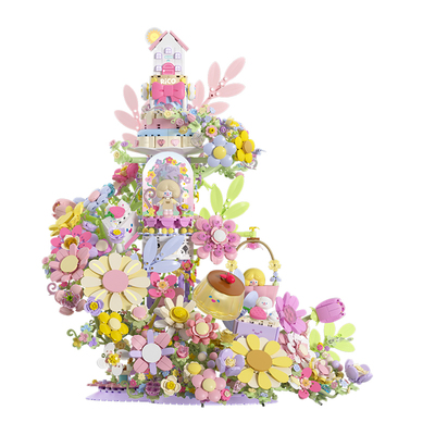 森宝积木rico甜心花堡