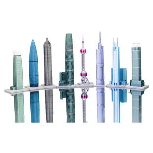 【超大号建筑】摩天大楼高楼大厦上海中心深圳平安摆件模型玩具